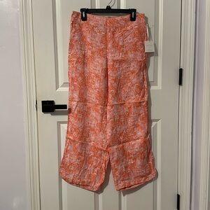 Cynthia Rowley printed linen pants